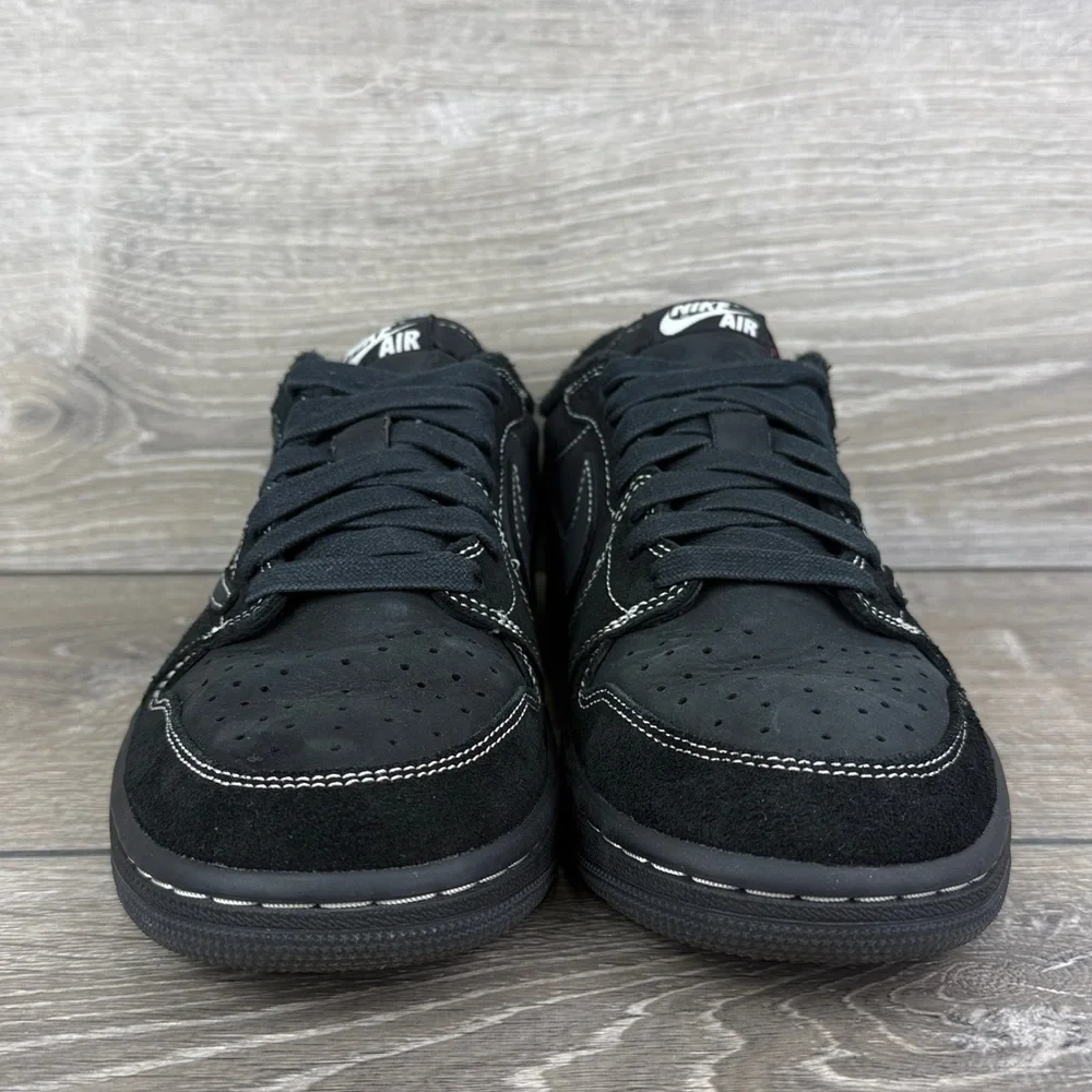 Nike Air Jordan 1 Retro Low OG SP x Travis Scott Men’s 9.5 Black Phantom Sneaker - Picture 2 of 16